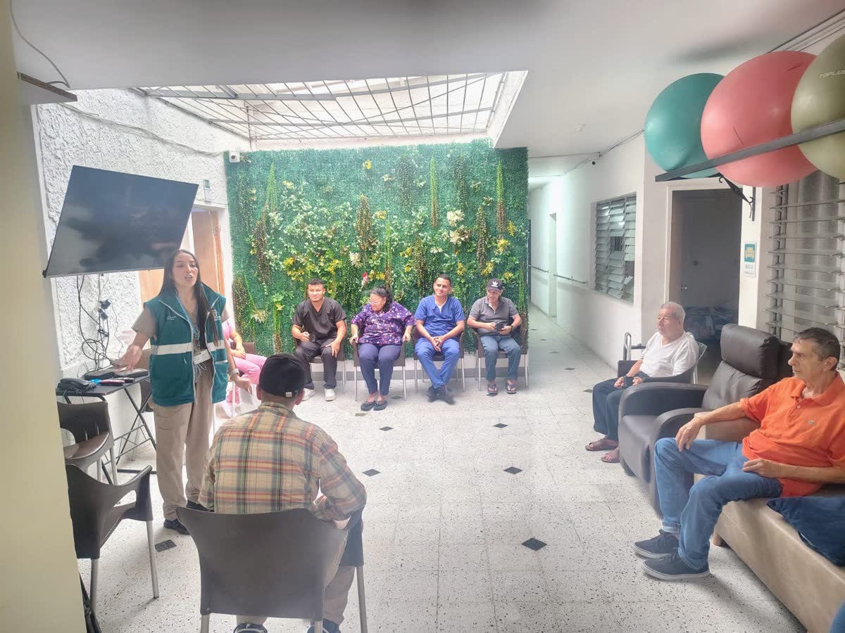 El equipo en una capacitación