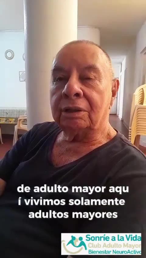 Don Mauricio, residente del hogar